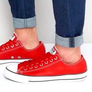 Converse Chuck Taylor Allstar OX red leather